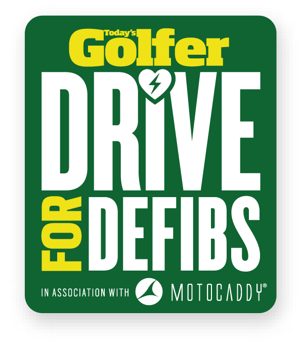 Todays Golfer Drive for Defibs logo